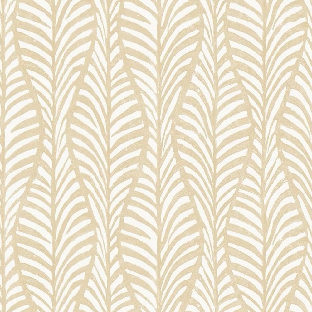 Tempaper & Co. Block Print Leaves Peel and Stick Wallpaper